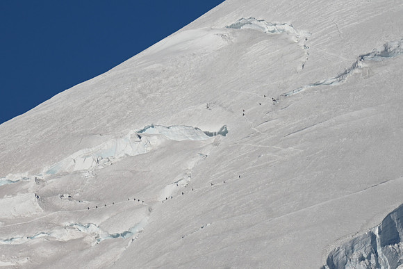 Descending Mt. Rainier