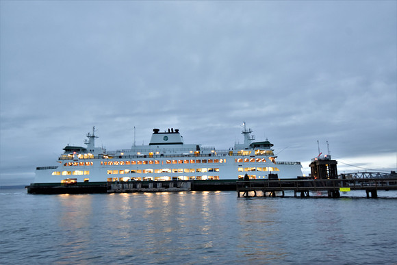 Ferry landing at old dock