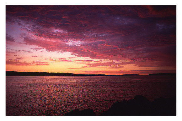 Mukilteo Beach sunset 2009