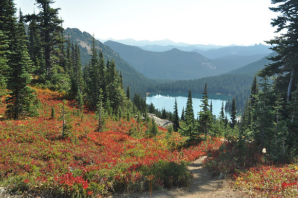 Dewey Lakes - Viewing from Naches Loop Trail