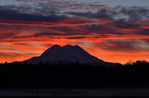 Mt Rainier Sunrise 5