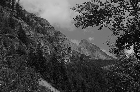 Glacier B&W