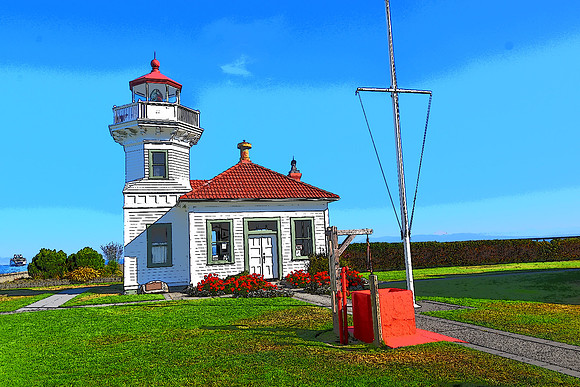 Mukilteo - Photo Sketch