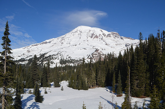 Winter - Mt Rainier