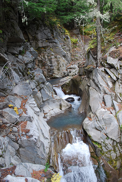 Slot canyon below Christine Falls 2