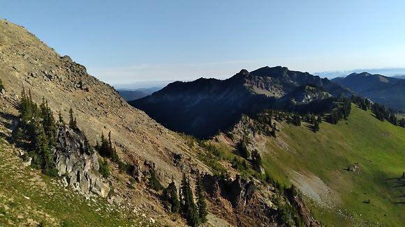 Looking East for Sourdough Trail