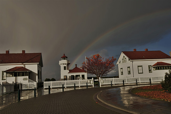 Mukilteo LH with Rainbow
