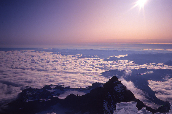 Above Little Tahoma